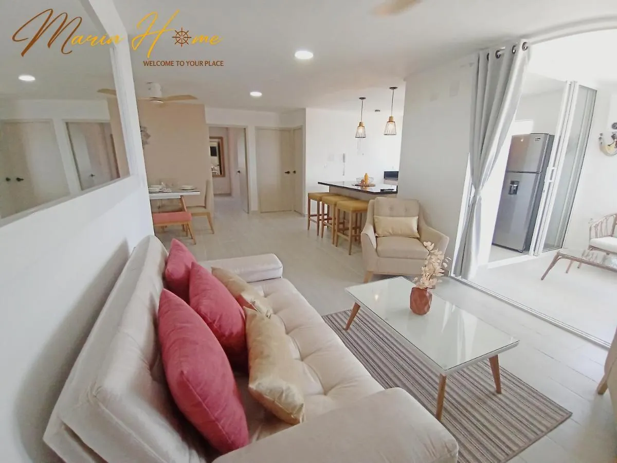 Elegant Apartment Ocean - Beach Front 2Br 6 Floor Cartagena Colombia