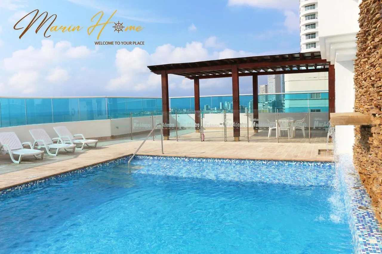 Elegant Apartment Ocean - Beach Front 2Br 6 Floor Cartagena